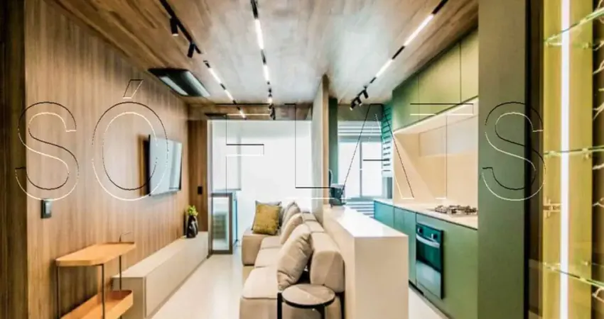 Apartamento mobiliado 50m² à venda em Alphaville no Wi House com vaga e lazer completo