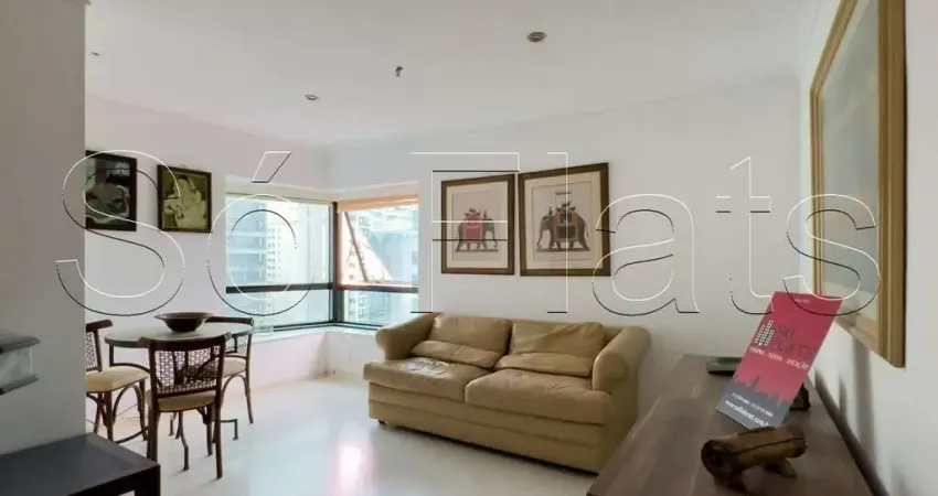 Flat disponível para locação no bairro dos Jardins próximo da Avenida 9 de Julho e Avenida Paulista.