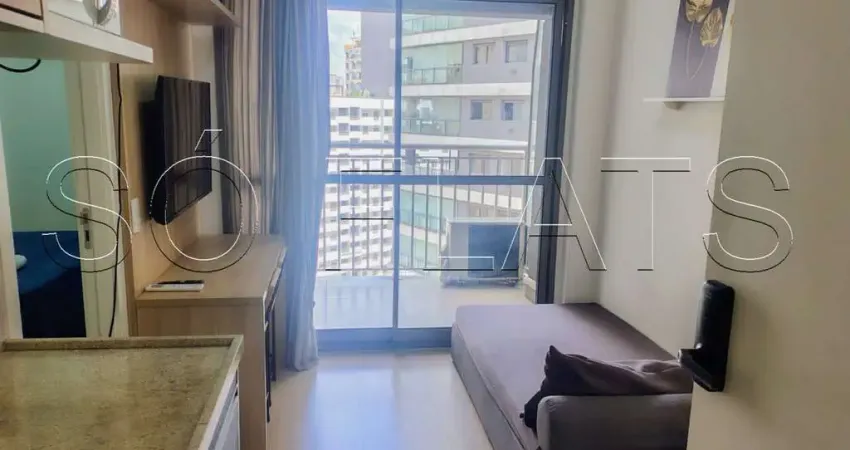 Studio Next One Itaim, flat disponível para locação contendo 26m² e 1 dormitório.