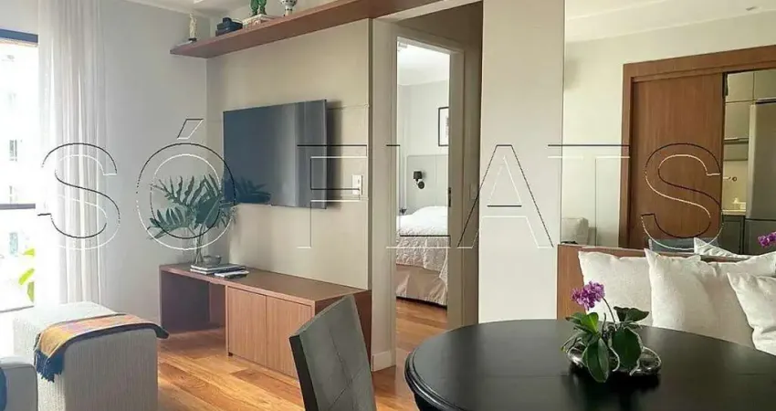 Apto Moema Comfort Pintassilgo, disponível para locação com 45m², 1 dormitório e 1 vaga