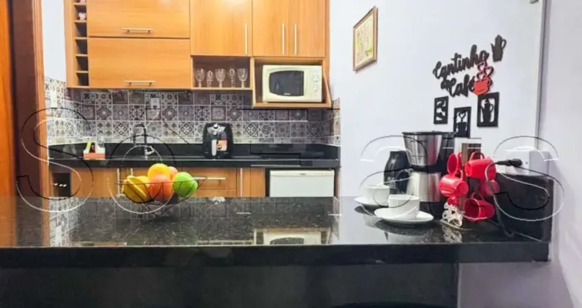 Flat mobiliado no Centro de São Vicente com vaga, Palladium Flat, ideal para investimento