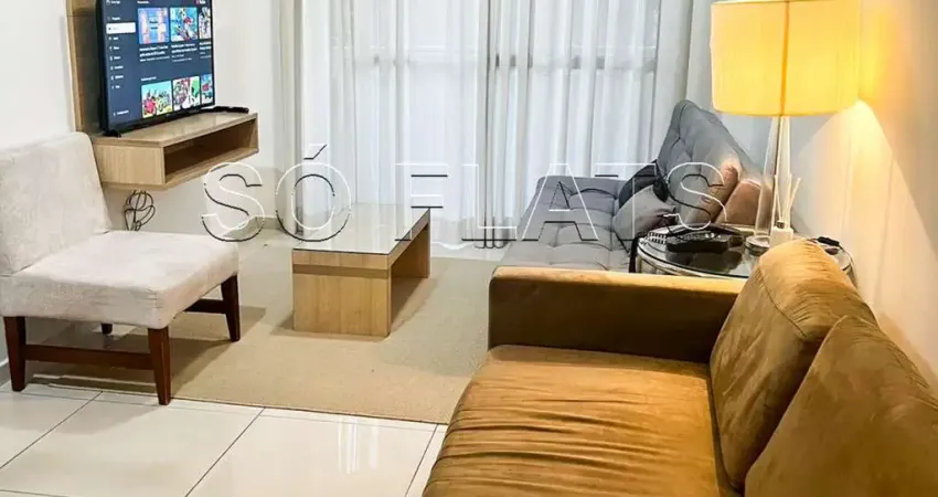 Apartamento mobiliado 62m² com 2 vagas na Bela Vista ao lado da Paulista
