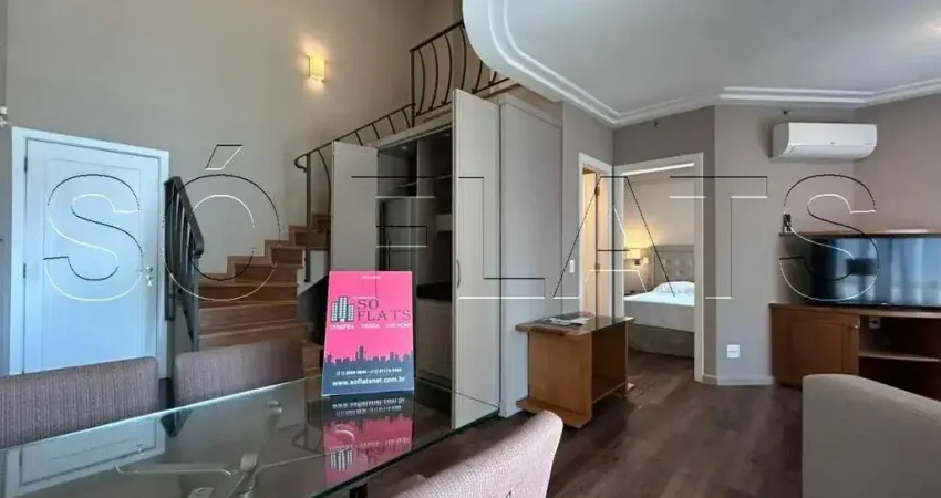 Gran Estanconfor Itaim, apto de alto padrão disponível para locação contendo 78m², 3 dorms e 2 vagas