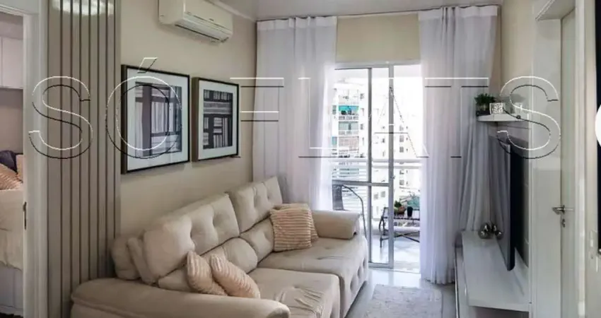 Apartamento mobiliado 1 dormitório com vaga no Residencial Mood Bela Vista