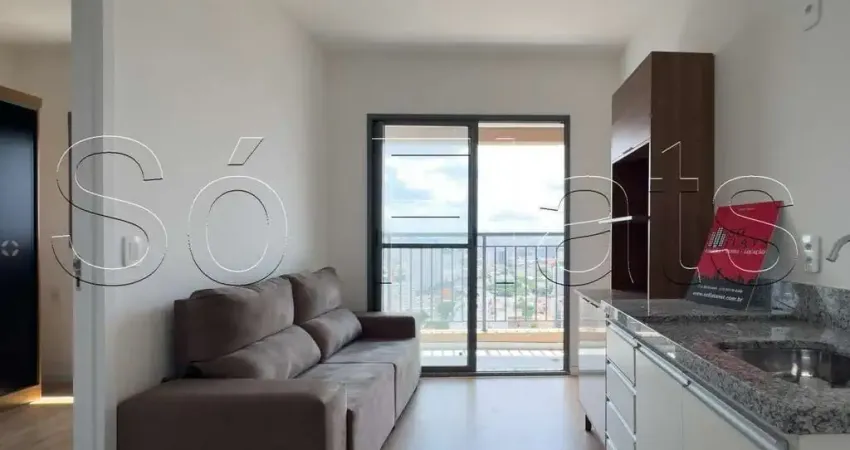 Apartamento mobiliado com 30m² disponível para locação na Liberdade perto do metrô My One Liberdade.