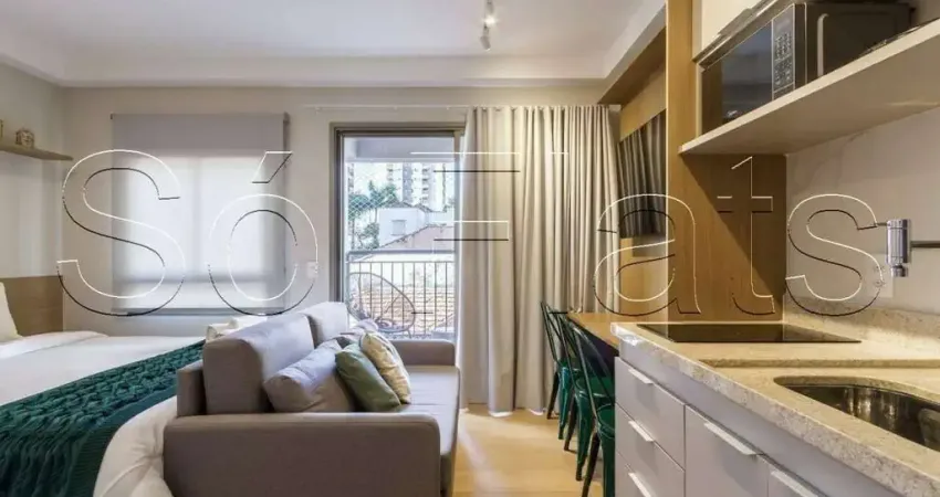 Studio mobiliado à venda em Perdizes na Rua Bartira, Próx. Allianz Parque e Sumaré