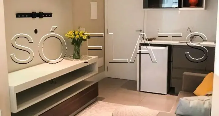 Apartamento mobiliado 35m² com vaga no Jardim Paulista ao lado da Paulista