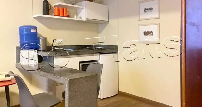 Flat Le Premier 49m² mobiliado entre Paulista e Ibirapuera | Alto potencial de investimento