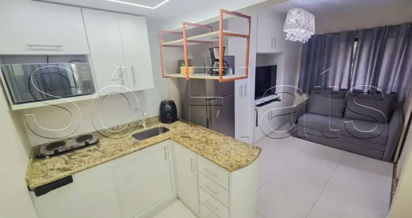 Le Premier, apto disponível para locação contendo 28m², 1 dormitório e 1 vaga de garagem.