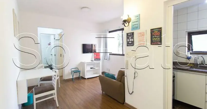 Apartamento 35m² mobiliado em Moema com vaga | Perto do Metrô Moema e Shopping Ibirapuera