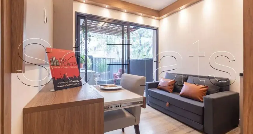 Studio Walk Moema, apto disponível para locação contendo 34m² e 01 dormitório.