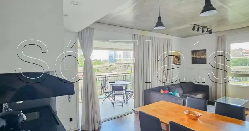 Residencial Geo Berrini, disponível para locação contendo 63m², 1 dormitório e 1 vaga de garagem.