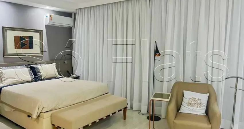 Apto disponível para locação na Vila Olímpia, fácil acesso a marg Pinheiros e Av. Faria Lima.