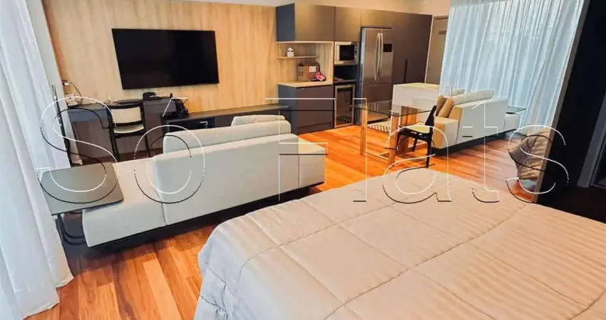 Disponível para locação lindo Residencial VN Millennium no centro da Vila Olímpia