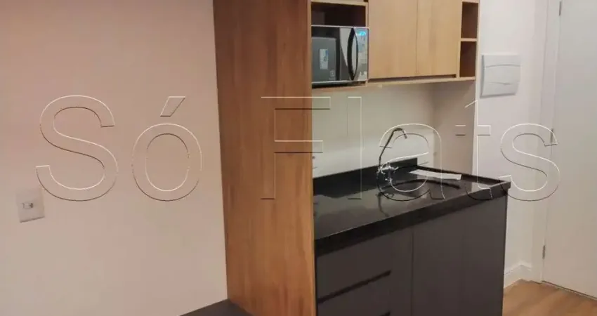 Studio Viva Benx Faria Lima, flat disponível para locação contendo 24m² e 1 dormitório.