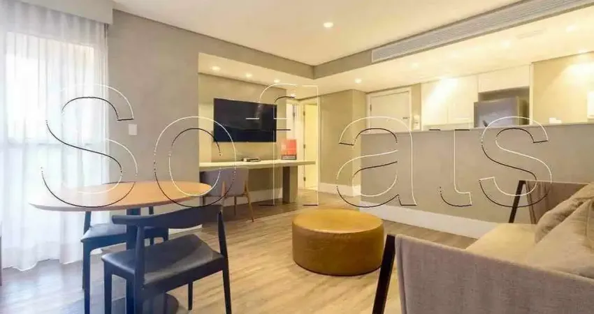 Flat no George V Maria Lisboa com 1 dormitório e 1 vaga no Jardim Paulista disponível para locação