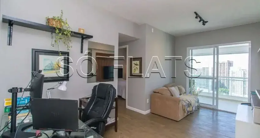 Apartamento 1 Dorm 45m² Mobiliado 1 Vaga ao Lado do Metrô Alto da Boa Vista Santo Amaro