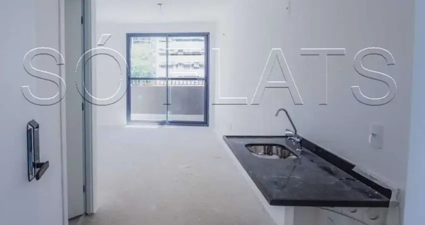 Studio 25m² à venda em Pinheiros próximo ao Metrô Faria Lima com varanda
