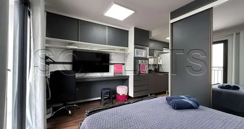 Studio Is Moema, apto bem localizado, próximo do Shopping com 26m² e 1 dormitório.