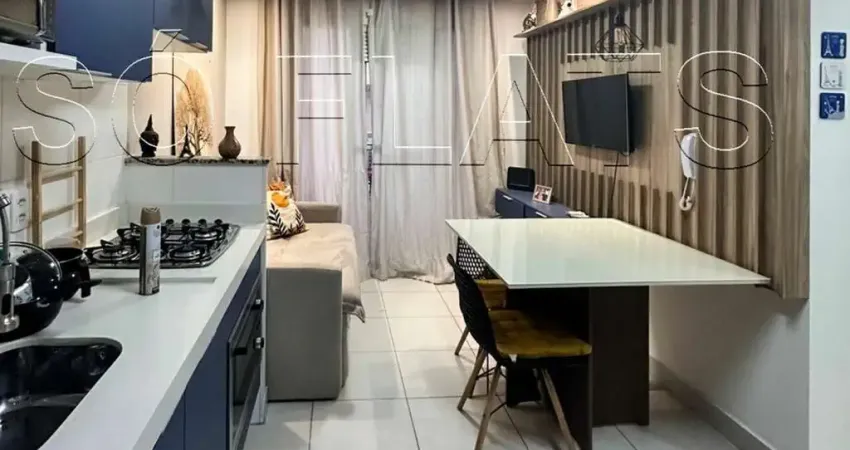 Apartamento Mobiliado 2 Dormitórios 35m² na Barra Funda Rua do Bosque.