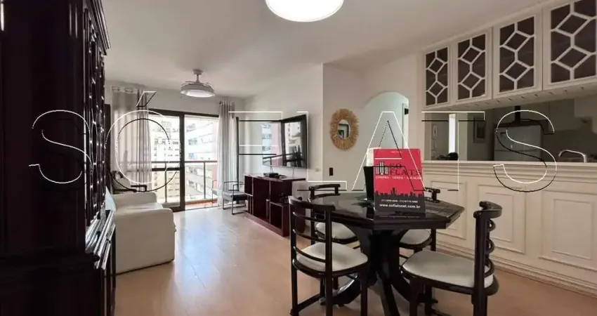 Manhattan, flat disponível para locação contendo 59m², 02 dormitórios e 02 vagas.
