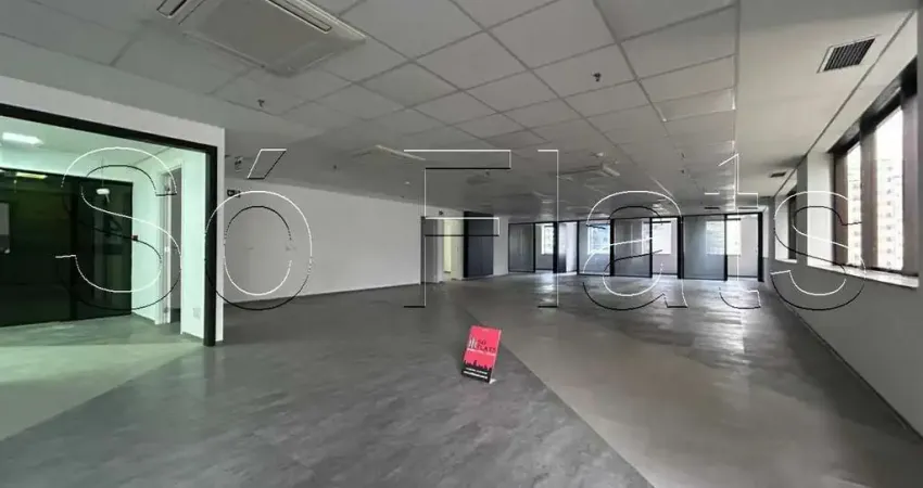Laje corporativa 411m² na Av. Paulista, 10 vagas, próximo ao Metrô Brigadeiro.