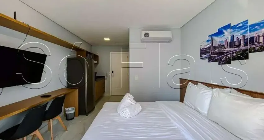 Studio Horizon Paraíso, apto disponível para locação contendo 24m² e 01 dormitório.