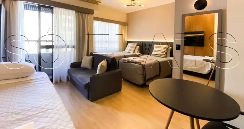 Flat à venda no Jardim Paulista, 29m², 1 suíte, 1 vaga, próximo à Av Paulista