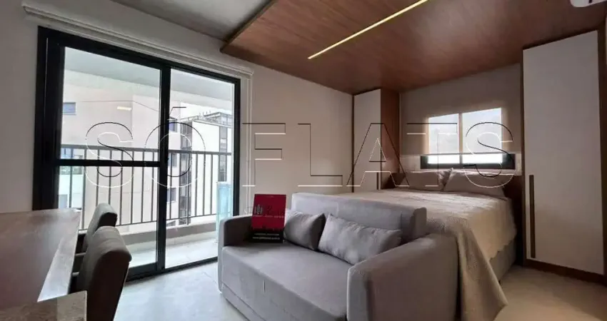 Studio Pinheiros By Passareli, studio disponível para locação contendo 27m² e 01 dormitório.