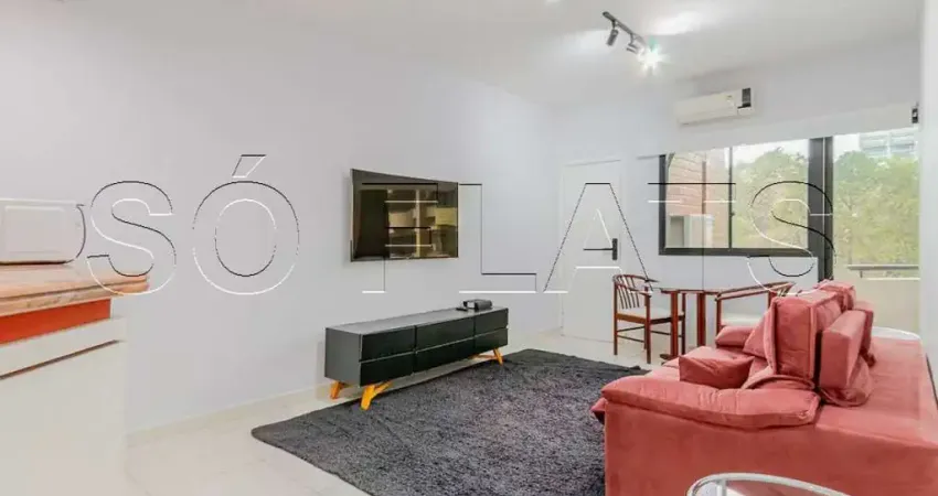 Apto disponível para locação no Le Bougainville, 55m², 1 dormitório e 1 vaga de garagem.