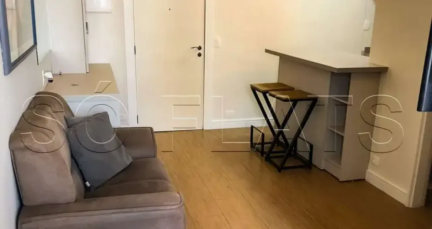 Studio 31m² mobiliado com vaga à venda em Moema próximo ao metrô