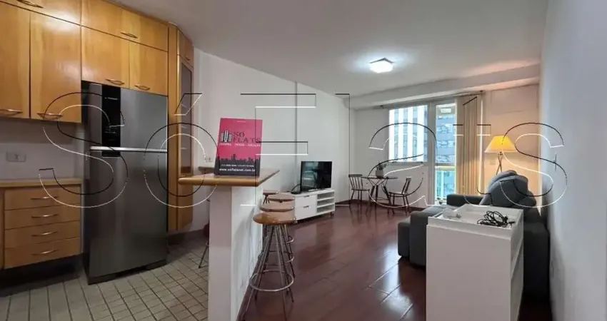 Apto para locação no centro comercial de Alphaville próximo ao Shopping Alpha e Al. Rio Negro.