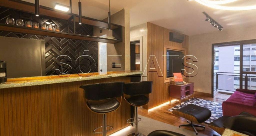 Flat London disponivel para venda com 40m², 01 dormitório e 01 vaga de garagem
