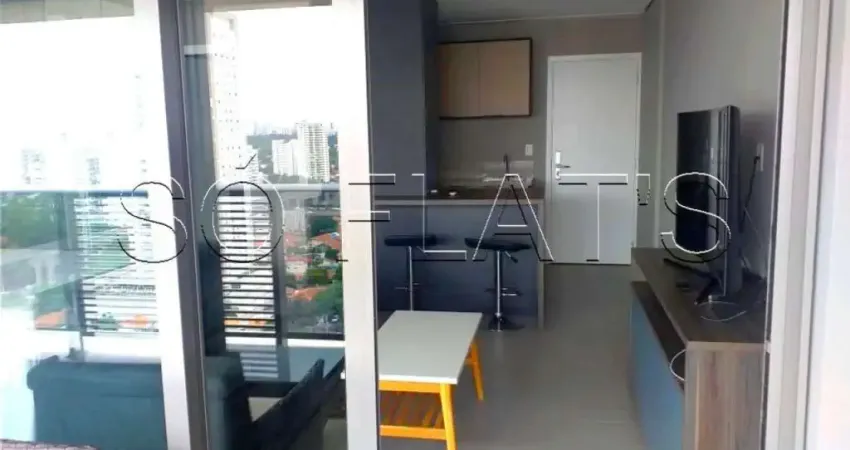 Residencial habitarte i, flat disponível para locação contendo 30m², 1 dormitório e 1 vaga.