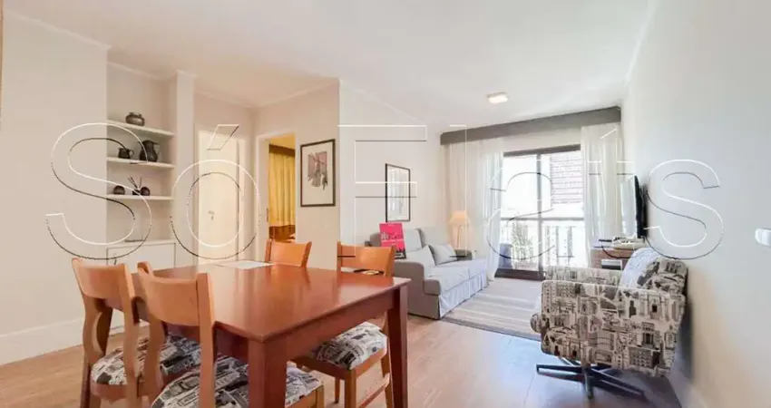 Mercure sp alamedas, flat disponível para locação contendo 65m², 02 dorms e 02 vagas.