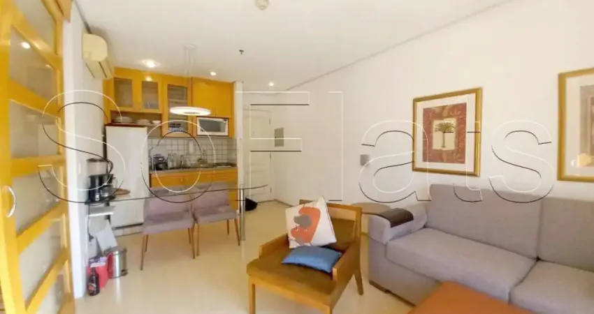 Flat disponível para locação próximo a Av. Presidence Juscelino Kubitschek e Av Santo Amaro.