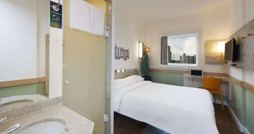 Flat Ibis Budget Campinas 13m² para investimento no pool hoteleiro.