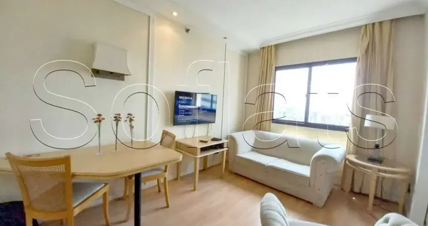 Flat the universe com 33m², 1 dormitório e 1 vaga, disponível para locação no jardim paulista.