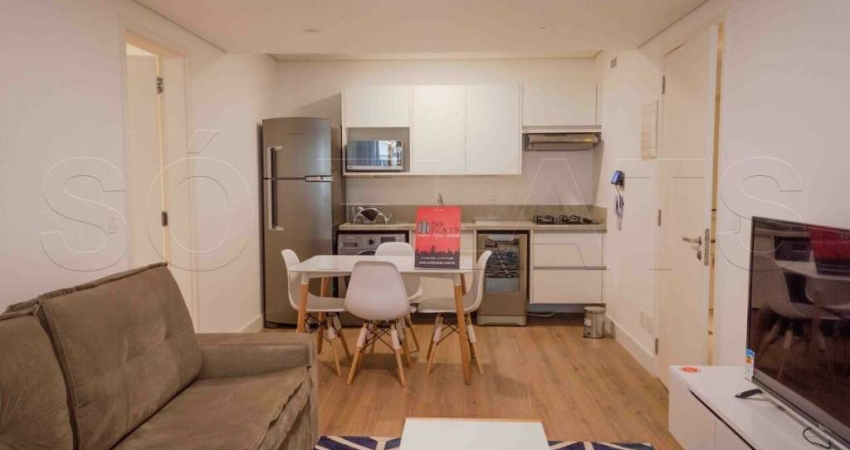 Residencial Pamplona, a duas quadras da Av. Paulista, portaria blindada e adaptada para deficientes.