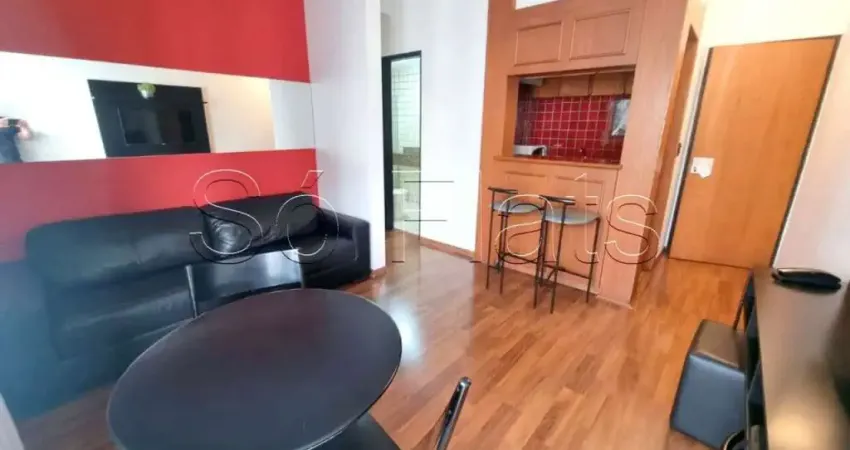 Apartamento mobiliado com vaga de garagem no renomado crillon disponível locação