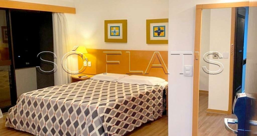 Flat tipo Studio mobiliado com serviços, sem burocracia no coração do Jardim Paulista. Consulte-nos.