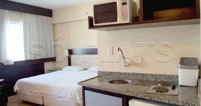 Flat no Jardim Paulista totalmente mobiliado e com serviços.