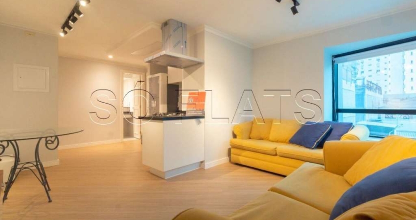 Apartamento com serviços para locação próximo ao Shopping Pamplona e Av 9 de Julho. Consulte-nos.