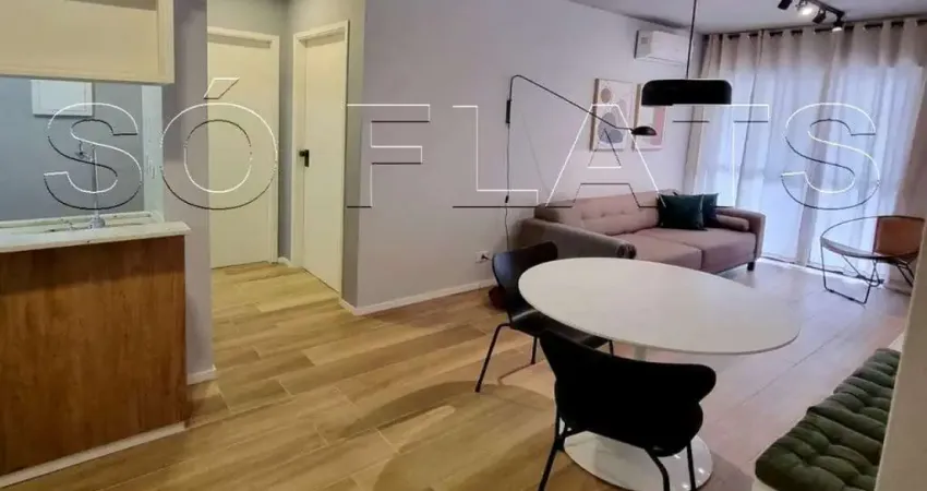 London, flat disponível para locação contendo 42m², 01 dormitório e 01 vaga de garagem.