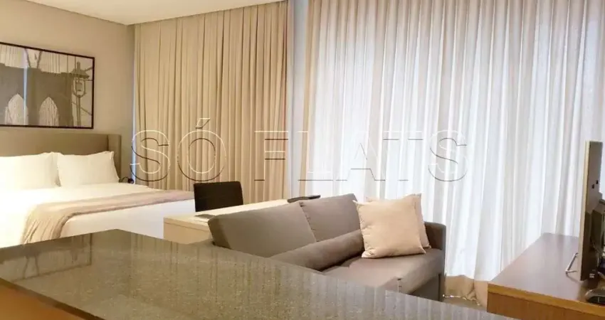 Studio na Vl. Olímpia totalmente reformado, próx a Faria Lima e Shopping Vl Olímpia. Sem fiador.