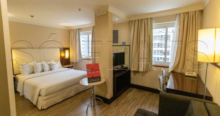 No Jardins Flat 1 Suíte 29m²  Transamérica Prime International Plaza está situado a apenas 1 quarte