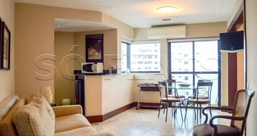 Flat próx a Av Paulista, Metro Consolação e a Rua Augusta com entrada imediata e sem fiador.