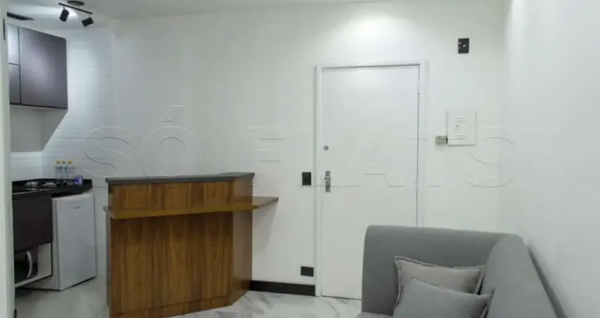 Excelente opção nos Jardins: Stagium Studio totalmente mobiliado e com serviços.
