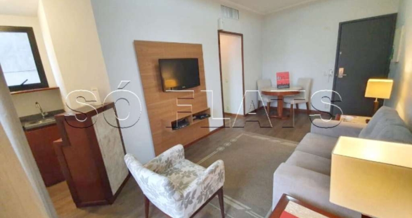 Flat com 1dormitório 48m² na rua do Shopping Center 3. Ao lado da Av. Paulista. Venha conferir.
