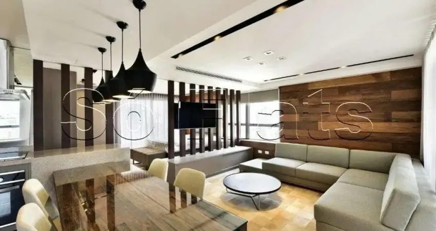 Apartamento totalmente mobiliado, alto padrão na vila nova conceição, próximo a av. sto amaro.